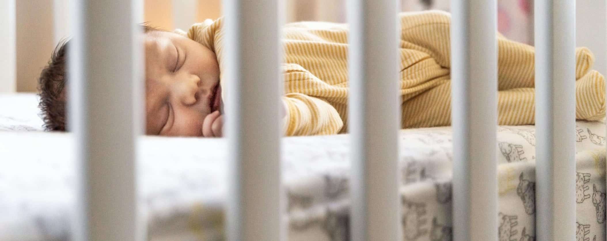 A peacefully sleeping baby