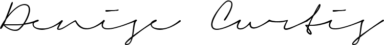 Denise Curtis signature