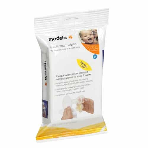 Medela Quick Clean Breast Pump & Accessories Wipes